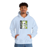 Unisex Not Alone Alien Hoodie UFO Graphic Pullover Sweatshirt Cartoon Extraterrestrial Sci Fi Space Themed Conspiracy Inspired Paranormal Streetwear