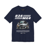 Dual Turbo Street Machine Graphic Unisex Heavy Cotton Tee High Performance Racing Car Split Design Shirt for Speed Lovers