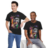 Jocker Sinister Grin Unisex Heavy Cotton Tee Gothic Streetwear Bold Horror Art Design Dark Psychological Graphic Shirt For Fearless Souls And Creative Collectors