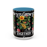 Heart Flower Accent Coffee Mug Bold Anatomical Heart Floral Design Motivational Ceramic Cup Empowering Symbol of Love Strength and Vitality Perfect Gift for Coffee Lovers Friends Birthdays Office Desk and Cozy Tea Moments