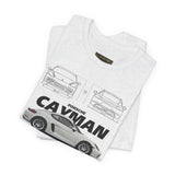 Minimal Sports Coupe Side Profile Graphic T Shirt High Performance Car Aesthetic Streetwear Unisex Heavy Cotton Tee Motorsport Lifestyle Gift For Car Lovers Racing Fans Urban Fashion Daily Wear
