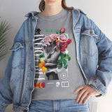 Freedom Hand Rose Graphic Unisex Heavy Cotton Tee Comfortable Streetwear T Shirt Motivational Bold Artistic Design Statement Piece Perfect Gift for Friends Empowerment Casual Wear