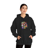 Chaos Clown Crew Hoodie Premium Unisex Streetwear Bold Artistic Design Expressive Neon Rebellion And Fearless Confidence For Modern Alpha Energy