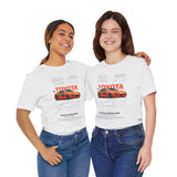Legendary Orange Street Racer Blueprint Tee Unisex Heavy Cotton Retro Tuner Car Art Graphic Shirt for Enthusiasts