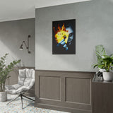 The Burning Aces Glossy Poster Fiery Gothic Wall Art Bold Dark Design for Risk Takers, Art Collectors, and Fearless Home Décor Lovers