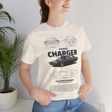 Legendary Retro Muscle Coupe Blueprint Unisex Heavy Cotton Tee Powerful Vintage Streetwear Art Shirt for Car Lovers & Collectors