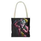 Snapshot of Madness Art Eco Tote Bag Dark Comic Neon Design Premium Canvas Reusable Shopping Bag Streetwear Lifestyle Accessory for Creative Thinkers Artists and Urban Dreamers