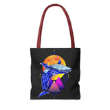 Ballena Cosmic Whale Art Eco Tote Bag Vibrant Geometric Ocean Design Durable Canvas Reusable Shopping Bag Premium Artistic Streetwear Accessory Perfect Gift for Nature Lovers Dreamers and Creative Thinkers