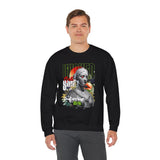 Wicked Supreme Unisex Heavy Blend Crewneck Sweatshirt Statue Art Graphic Pullover Bold Supreme Inspired Streetwear Vintage Aesthetic Fashion