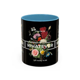 You Can Be Whatever Motivational Coffee Mug Ceramic White Accent Mug Bold Floral Empowerment Design Daily Reminder Positive Energy Drinkware Perfect Gift for Dreamers Friends Office and Home