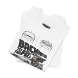 Futuristic Retro Sci Fi Time Travel Car Blueprint Art Unisex Heavy Cotton Tee Premium Streetwear For Vintage Car Lovers Collectors And Enthusiasts