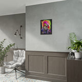 Calavera Punk Skull Matte Vertical Poster Vibrant Neon Gothic Wall Art Punk Rock Decor For Tattoo Studios Music Lovers Halloween Festival Rooms And Alternative Art Collectors