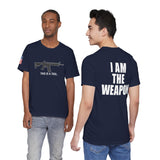 I Am The Weapon Unisex Heavy Cotton Tee Motivational Tactical Mindset Streetwear Bold Warrior Energy Graphic TShirt For Confidence Training Gym Wear Everyday Power Statement