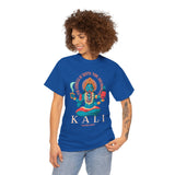 Kali Goddess Unisex Heavy Cotton T Shirt Hindu Spiritual Graphic Tee Maa Kali Mahakali Divine Shakti Protector Destroyer Of Evil Indian Mythology Devotional Streetwear Festival Wear Gift For Navratri...