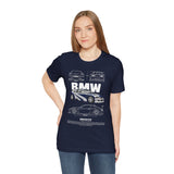 Blue Track Ready Performance Coupe Artwork Unisex Heavy Cotton Tee High Speed Racing Inspired Streetwear Graphic Shirt For Car Enthusiasts And Motorsport Art Fans