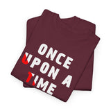 Once Upon A Time There Lived A Ghost Unisex T Shirt Horror Graphic Tee Spooky Paranormal Gothic Halloween Inspired Scary Storytelling Streetwear Top