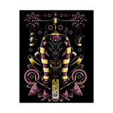 Anubis Balance God Matte Vertical Poster Egyptian Mythology Wall Art Cosmic Balance Decor For Home Office Gym Tattoo Studio Spiritual Aesthetic And Modern Streetwear Art Lovers