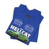 American Muscle Blueprint Performance Legacy Unisex Tee High Power Streetwear Shirt
