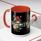 You Can Be Whatever Motivational Coffee Mug Ceramic White Accent Mug Bold Floral Empowerment Design Daily Reminder Positive Energy Drinkware Perfect Gift for Dreamers Friends Office and Home