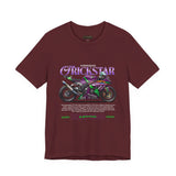 Kawasaki ZX10R Trickstar Anime Racing Unisex Heavy Cotton Tee Streetwear Superbike Graphic Tshirt Motorsport Fan Apparel