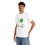 I Love Plants Unisex Heavy Cotton Tee Eco Friendly Botanical Leaf Nature Lover Green Gardening T Shirt Sustainable Plant Parent Gift For Gardeners