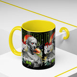 Wicked Supreme Accent Coffee Mug 11oz 15oz Statue Art Graphic Cup Supreme Inspired Streetwear Bust Design Bold Daily Motivation Ceramic Gift Drinkware