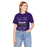 Ultra Sleek Performance Sports Coupe Blueprint Art Unisex Heavy Cotton Tee for Car Lovers and Streetwear Fans