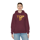 Top G Andrew Tate Graphic Hoodie Black Unisex Streetwear Motivational Hustle Pullover Sweatshirt Gold Typography Design