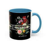 You Can Be Whatever Motivational Coffee Mug Ceramic White Accent Mug Bold Floral Empowerment Design Daily Reminder Positive Energy Drinkware Perfect Gift for Dreamers Friends Office and Home