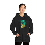 The Watcher Owl All Seeing Wisdom Unisex Heavy Blend Hoodie Neon Mystic Streetwear Futuristic Owl Symbol Glow Design For Creators Visionaries Spiritual Thinkers And Night Owls