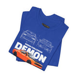 Firestorm Muscle Car Blueprint Design Unisex Heavy Cotton Tee Powerful Retro Performance Art Shirt for Streetwear Lovers & Collectors