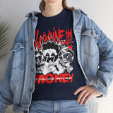 Happiness Is Not About Money Graphic Unisex Heavy Cotton Tee Bold Streetwear Motivational Quote T Shirt