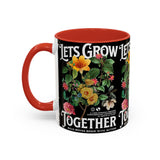 Heart Flower Accent Coffee Mug Bold Anatomical Heart Floral Design Motivational Ceramic Cup Empowering Symbol of Love Strength and Vitality Perfect Gift for Coffee Lovers Friends Birthdays Office Desk and Cozy Tea Moments