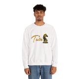 TopG Unisex Heavy Blend Crewneck Sweatshirt Premium Motivational Graphic Streetwear Tate Knight Design Hustle Mindset Apparel