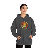 Unisex Kathakali Hoodie Heavy Blend Pullover Sweatshirt Kerala Traditional Dance Art Graphic Indian Culture Onam Festival Heritage Malayalam Design