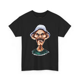 Grumpy Street Legend Unisex Heavy Cotton Tee Funny Urban Character Design Vintage Cartoon Graphic T-Shirt Bold Retro Streetwear for Men and Women Perfect Gift for Humor Lovers and Art Fans