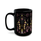 Anubis Balance God Ceramic Mug Egyptian Mythology Coffee Cup Cosmic Balance Design Spiritual Gift For Men And Women Perfect For Office Home Studio Tattoo Lovers And Ancient Art Collectors
