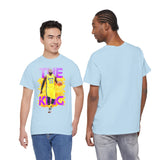 The Court Monarch Unisex Heavy Cotton Tee Basketball Power Graphic Shirt Streetwear for Athletes Hustlers and Motivational Sports Lovers