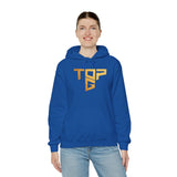 Top G Andrew Tate Graphic Hoodie Black Unisex Streetwear Motivational Hustle Pullover Sweatshirt Gold Typography Design