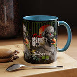 Wicked Supreme Accent Coffee Mug 11oz 15oz Statue Art Graphic Cup Supreme Inspired Streetwear Bust Design Bold Daily Motivation Ceramic Gift Drinkware