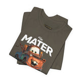Classic Tow Truck Character Inspired Illustrated Cartoon Vehicle Graphic T Shirt Vintage Rusty Truck Humor Automotive Streetwear Fun Roadside Rescue Art Gift For Car Lovers
