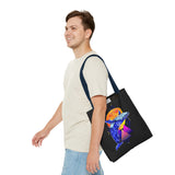 Ballena Cosmic Whale Art Eco Tote Bag Vibrant Geometric Ocean Design Durable Canvas Reusable Shopping Bag Premium Artistic Streetwear Accessory Perfect Gift for Nature Lovers Dreamers and Creative Thinkers