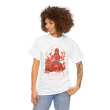 Goddess The Mother Durga T Shirt Divine Shakti Devi Maa Graphic Tee Navratri Durga Puja Festival Wear Hindu Spiritual Devotional Unisex Cotton Casual Streetwear Gift For Devotees