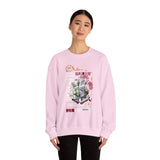 Blessed Praying Hands Floral Christian Graphic Unisex Heavy Blend Crewneck Sweatshirt Faith Inspired Religious Streetwear Bold Motivational Pullover