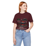 High Speed Aero Racing Machine Unisex Heavy Cotton Tee Premium Motorsport Inspired Streetwear Graphic Shirt for Performance and Speed Lovers