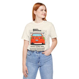 Legendary Orange Street Machine Rear View Unisex Heavy Cotton Tee Powerful JDM Inspired Car Art Graphic Shirt for Collectors and Gearheads