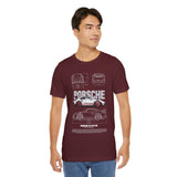 High Performance Track Racer Blueprint Art Unisex Heavy Cotton Tee Streetwear Motorsport Enthusiast Graphic Shirt