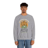 Golden Dreams Silver Reality Money Graphic Unisex Heavy Blend Crewneck Sweatshirt Hustler Motivational Dollar Cash Streetwear