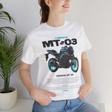 MT03 Inspired Lightweight Street Motorcycle Art Unisex Heavy Cotton Tee Bold Rider Graphic Streetwear Apparel