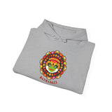 Kathakali Unisex Hoodie Heavy Blend Pullover Sweatshirt Kerala Traditional Dance Art Graphic Indian Culture Onam Festival Heritage Malayalam Design